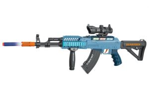 Kulomet s 12 pěnovými náboji a efekty 62 cm