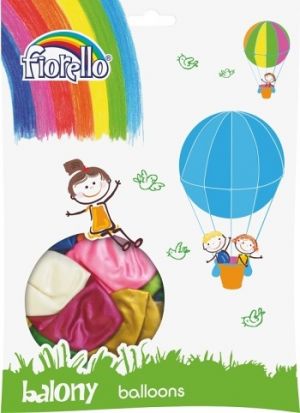 Balónky 100ks Fiorello metal mix 10" 170-1678