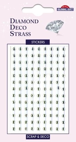 Kamínky DDS 160003 White strass