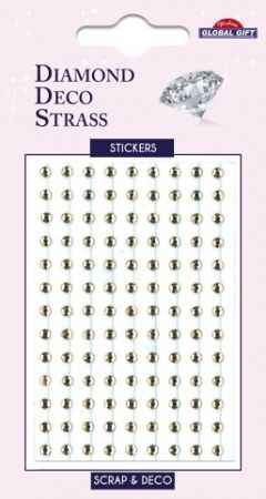 Kamínky DDS 160004 Gold strass