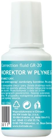 Korekční lak fluid 20ml GR-20 160-1266