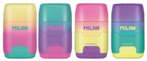 Ořezávátko Milan COMPACT SUNSET (319) na 2 tužky s gumou
