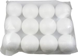 Polystyren koule 7cm 12ks