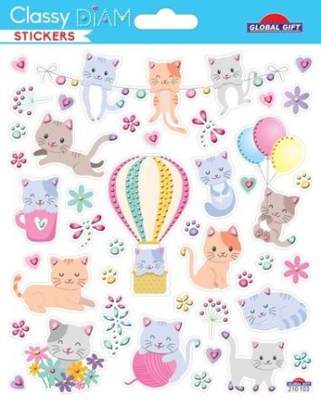 Samol. GG CLS 210103 Cats and flowers