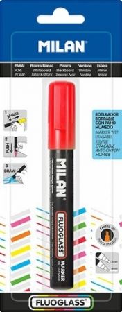 Značkovač Milan křídový červený
