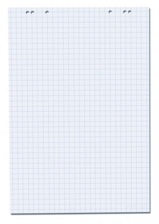 Blok Flipchart 68x99/20 listů, čtvereček