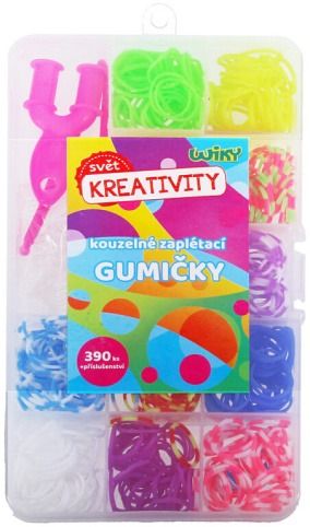Gumičky kouzelné zaplétací 390ks + příslušenství