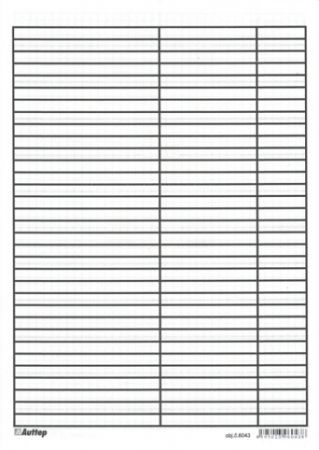 Podložka A4 papírová linka-čtvereček 6043