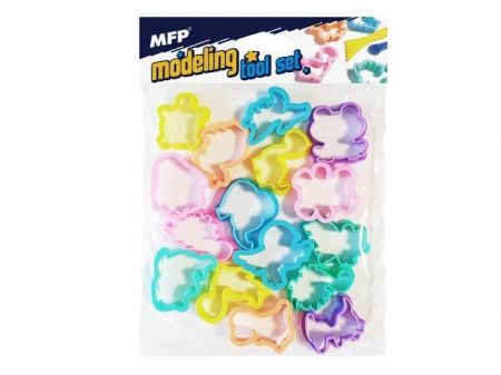 Tvořítka vykrajovátka plastová zvířátka 16ks