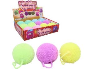 Míček svítící, 9 cm, 6 barev