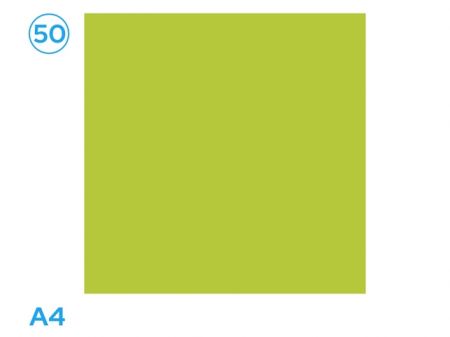 Papír A4 barevný zelený bledě