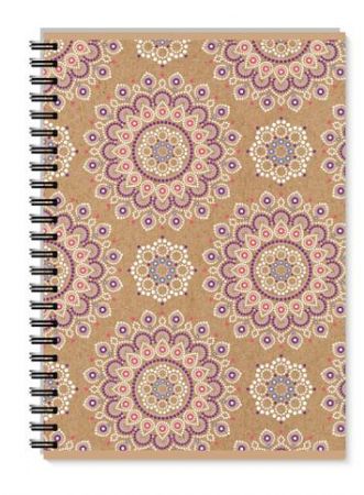 STIL College blok A4 linkovaný Mandala kraft