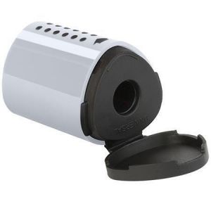 Ořezávátko "Grip 2001 mini", stříbrná, 1 otvor, se zásobníkem, FABER-CASTELL 183700