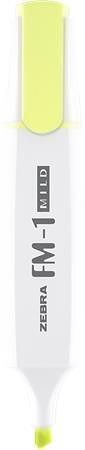 Zvýrazňovač "FM-1 Mild", žlutá, 3,5 mm, ZEBRA 55510