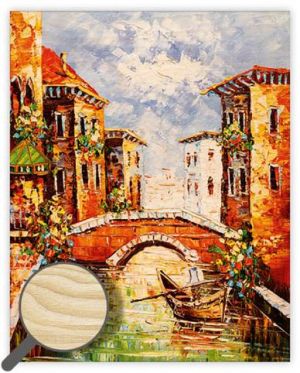 Dřevěný obraz Venezia III. / 24cm x 30cm / O046
