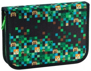 Školní penál jednopatrový Pixel Game