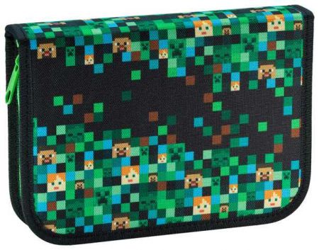 Školní penál jednopatrový Pixel Game