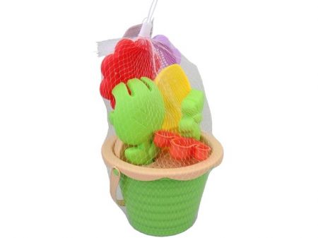 Souprava na písek, 8 ks, 18,5 x 18,5 x 29 cm