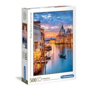Clementoni - Puzzle 500 Osvětlení Benátek