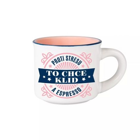 ALBI Espresso hrníček - Proti stresu (růžová)