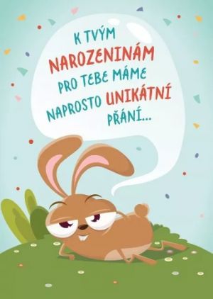 ALBI Přání k nahrání vzkazu - Narozeniny