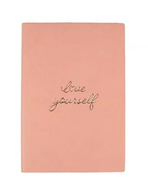 ALBI Diář A5 se zlatou ražbou - Světle růžový