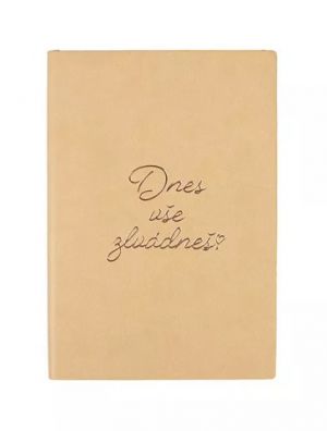 ALBI Diář A5 se zlatou ražbou hnědý