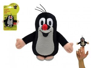 Krtek maňásek prstový 8cm na kartě od 0 měsíců