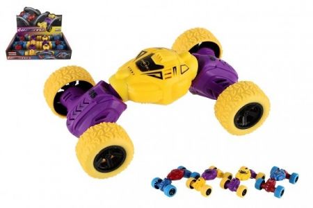 Auto kaskadérské plast 5x9cm na zpětné natažení 4 barvy