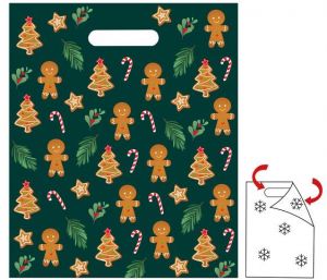 Taška mikulášská 36 x 46cm perníček LUMA