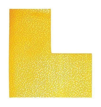 Podlahový piktogram "L", žlutá, 100 mm, DURABLE 170204