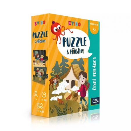 ALBI Kvído - Puzzle s příběhy - české pohádky
