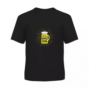 ALBI Pánské tričko - Přišel jsem, viděl jsem, vypil jsem, vel. L