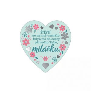 ALBI Plaketka srdce - Miláček