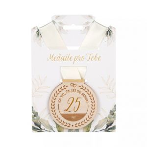ALBI Dřevěná medaile - 25 let