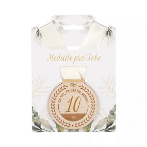 ALBI Dřevěná medaile - 10 let