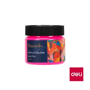 Barva akrylová 100ml, růžová FINENOLO DELI EC17-PK