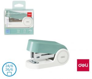 Sešívačka mini LINFINI DELI EK203 zelená