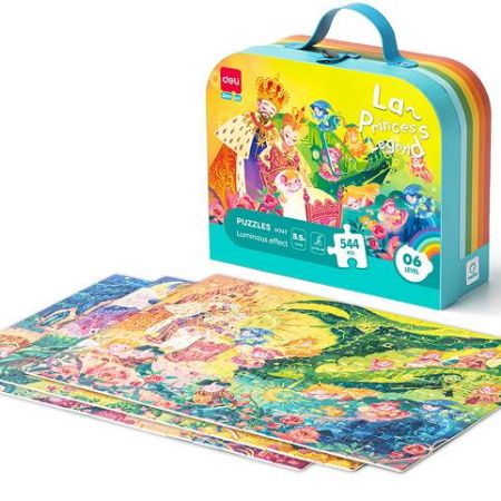 Puzzle svítící, Princezny DELI EH747