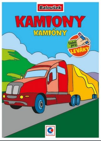 Omalovánka - A5 - Kamiony (omalovánky) / BO112 / Baloušek tisk
