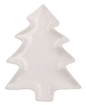 Dekorace strom z porcelánu 15 x 12 x 1,5 cm