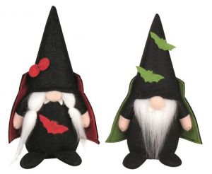 Skřítek upír z filcu na postavení 18 cm