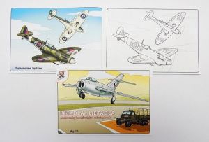 MP omalovánky A5 Letadla