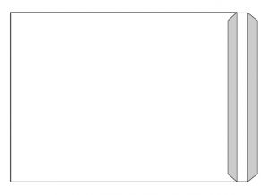 BANTEX obálka B5 bílá, samolepící /25ks/