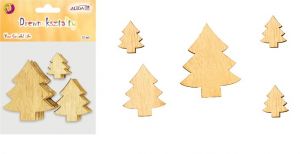 ALIGA dřevěné stromečky CDX-4026 12ks