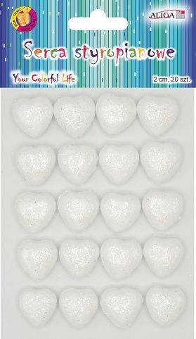ALIGA srdička BBS-01 20ks perleťové 2cm