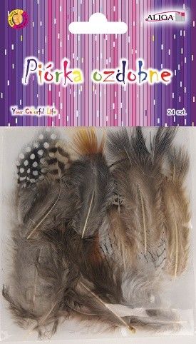ALIGA peříčka P-2519 24ks 3-8cm