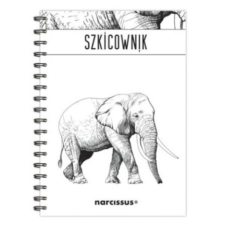 Narcis skicovací notes B5 SP slon /4/