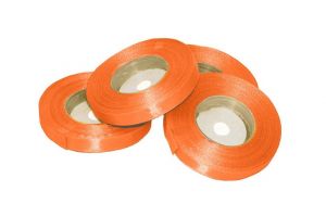 ALIGA stuha 12/32m -03 tm.oranž.hladk X