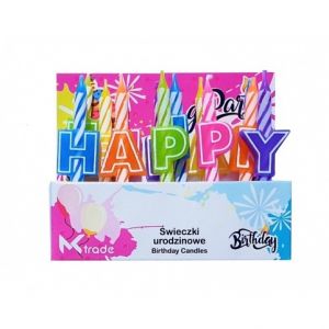 Svíčky dortové SH-200 "happy"
